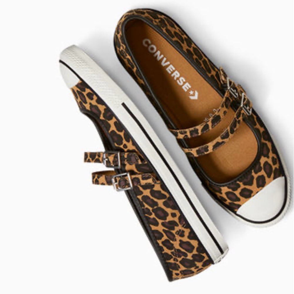 CONVERSE Dainty Mary Jane Leopard Suede - Picture 9 of 16